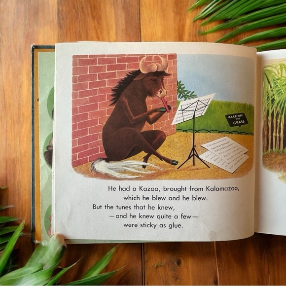 VINTAGE 1958 Elihu the Musical Gnu by Hannah Simons | Illustrations - Picture 7 of 10